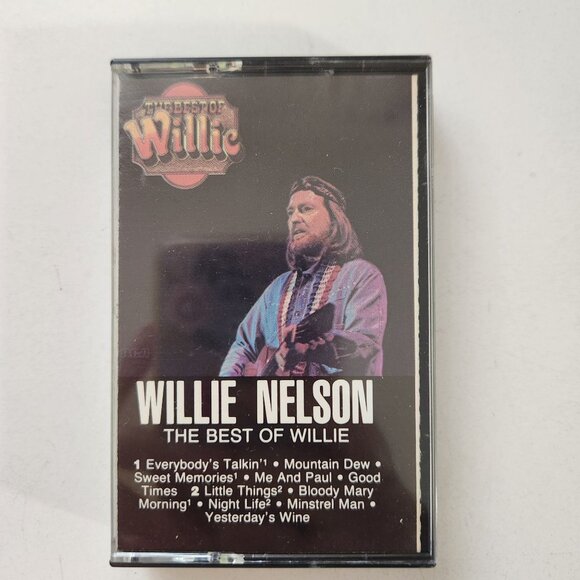 Willie Nelson "The Best Of Willie" RCA 1982 Cassette Tape - Picture 1 of 5